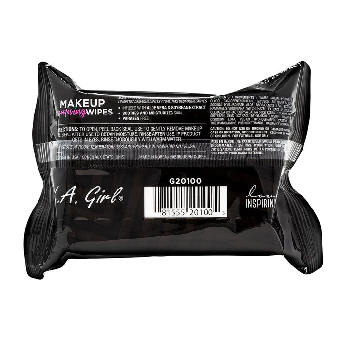 LAGIRL MakeUp Removing Wipes With Aloe Vera