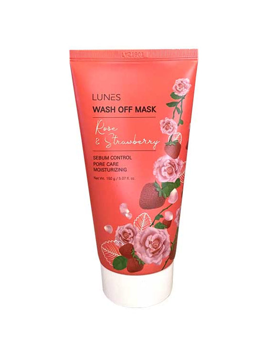 LUNES Rose And Strawberry Wash Off Mask