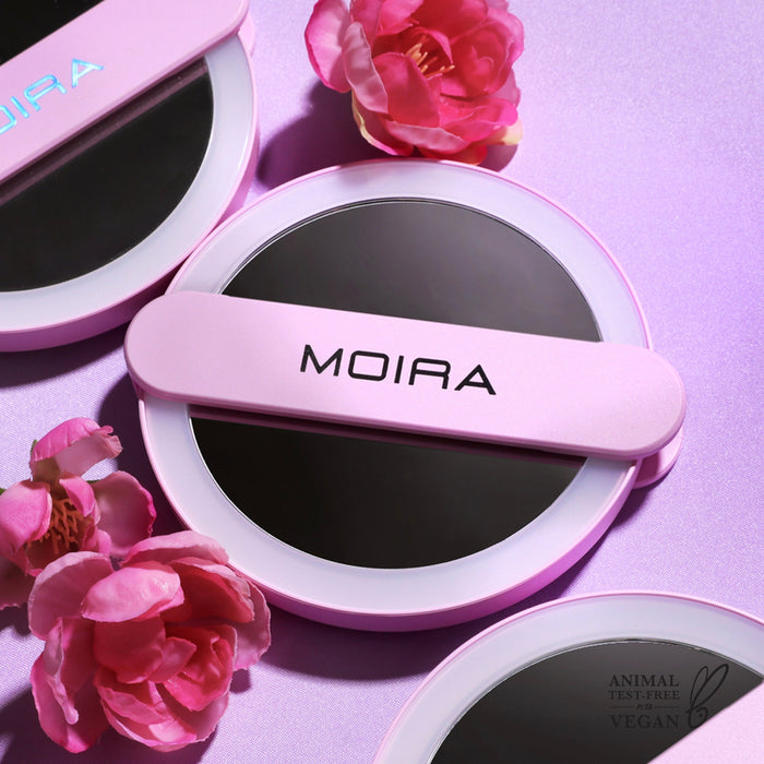 MOIRA LED Hand Compact Mirror Lavender