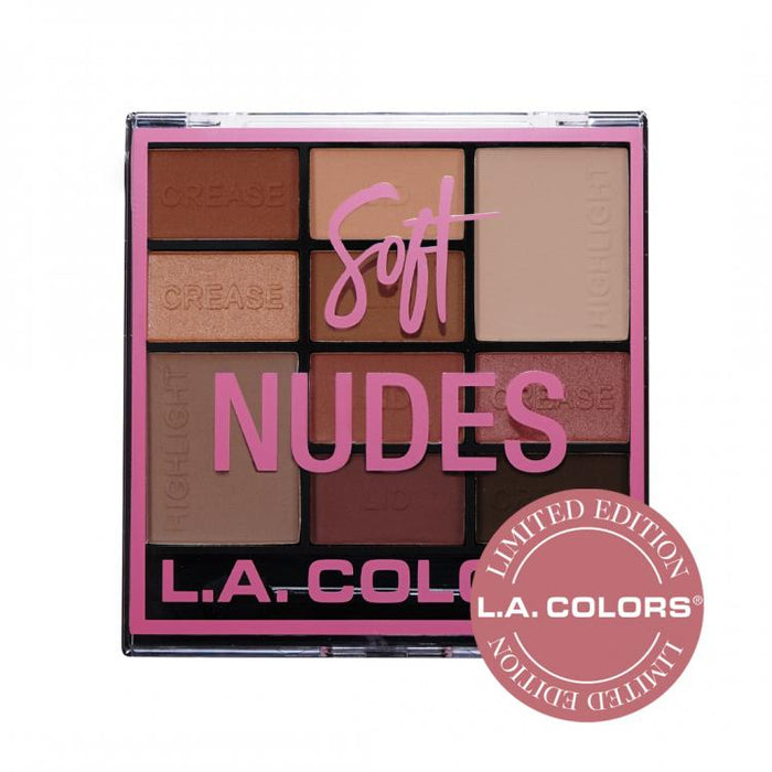 LACOLORS Soft Nude 10 Color Eyeshadow Palette