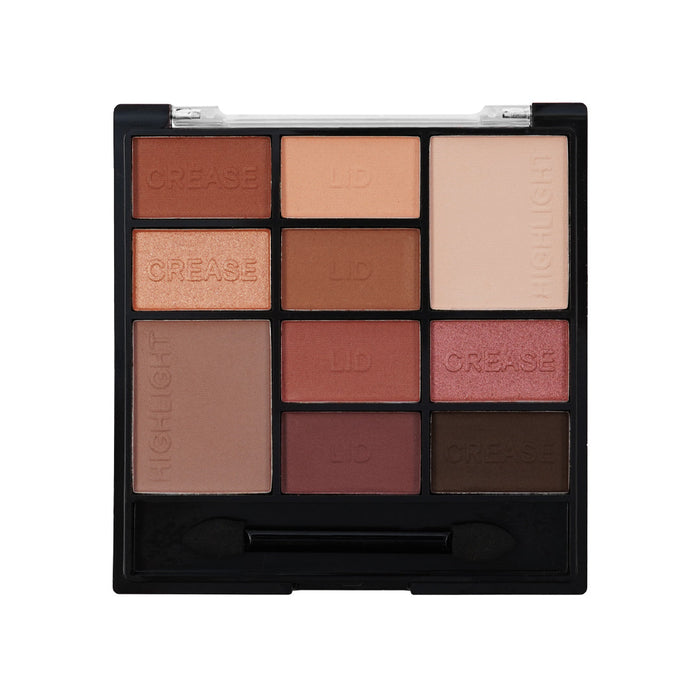 LACOLORS Soft Nude 10 Color Eyeshadow Palette